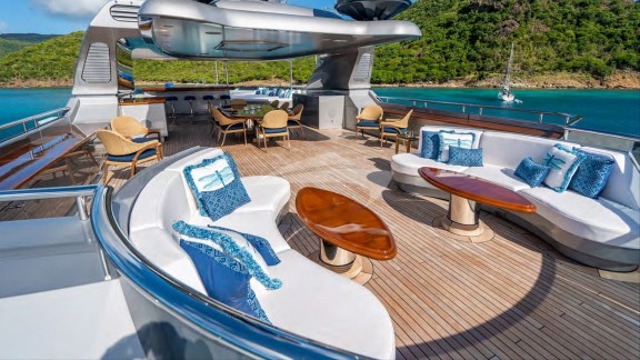 Sundeck and seating area