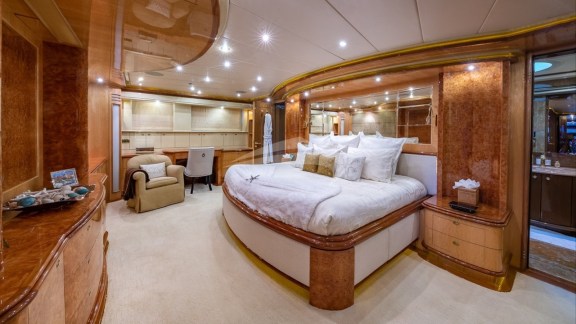 On deck master stateroom