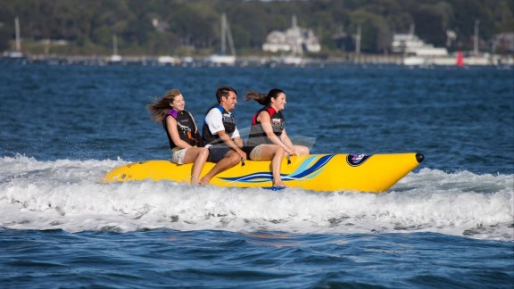 Guests having some fun