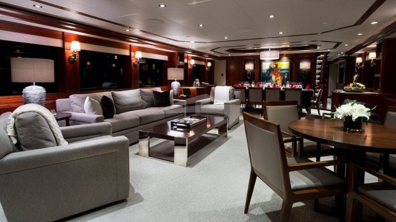 Main Saloon Looking Forward