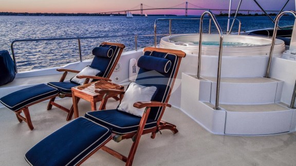 Deck Chairs and Jacuzzi