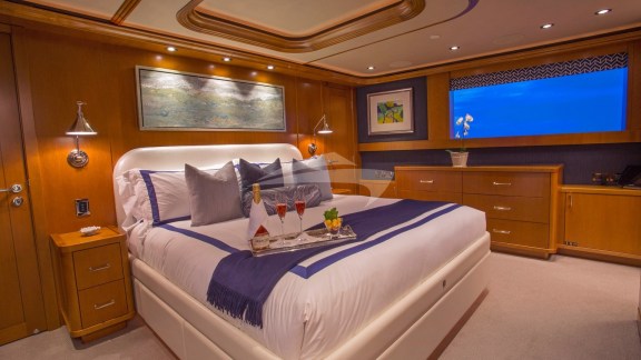 Master King Stateroom on deck forward