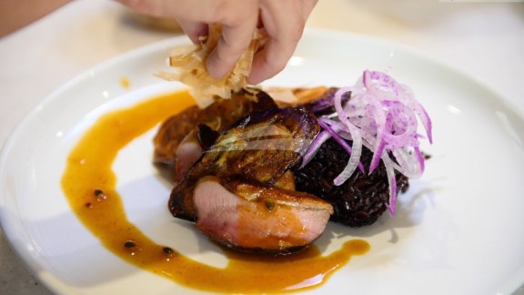Chef Jade Duck and Eggplant