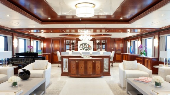 Main salon - view forward