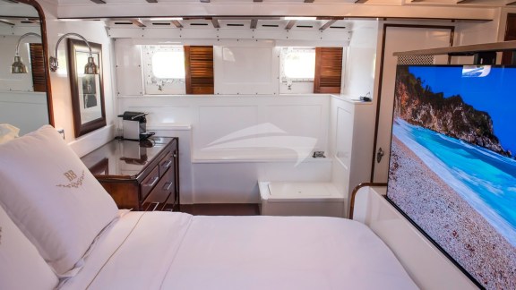 Master Cabin with TV up