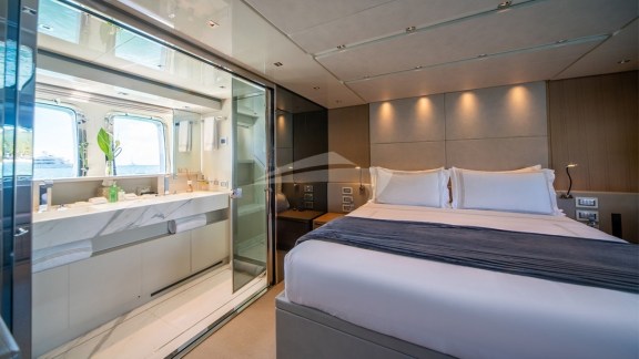 Master Stateroom and Bathroom