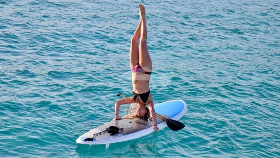 Paddle Boarding in Eleuthera