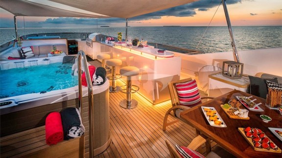 Sun Deck Aft Looking Forward