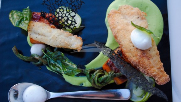 Chef Jade Lionfish spherification