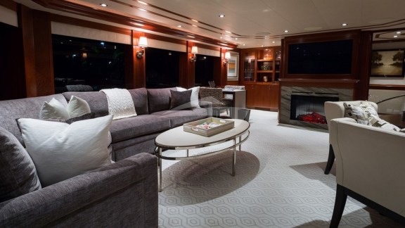 Sky Lounge and Fireplace