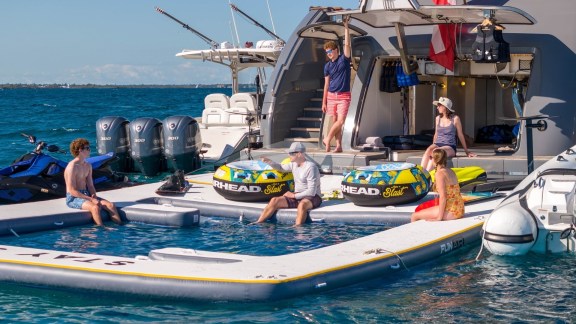 Beach Club with Inflatable Pool