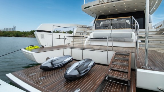 Swim Platform with Jetskis