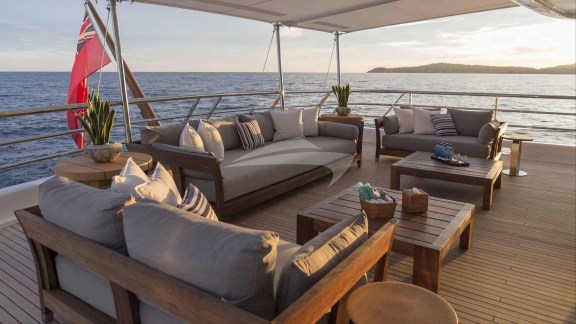 Aft deck and seating