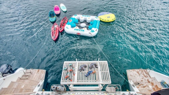 Swim Platform and Water Toys
