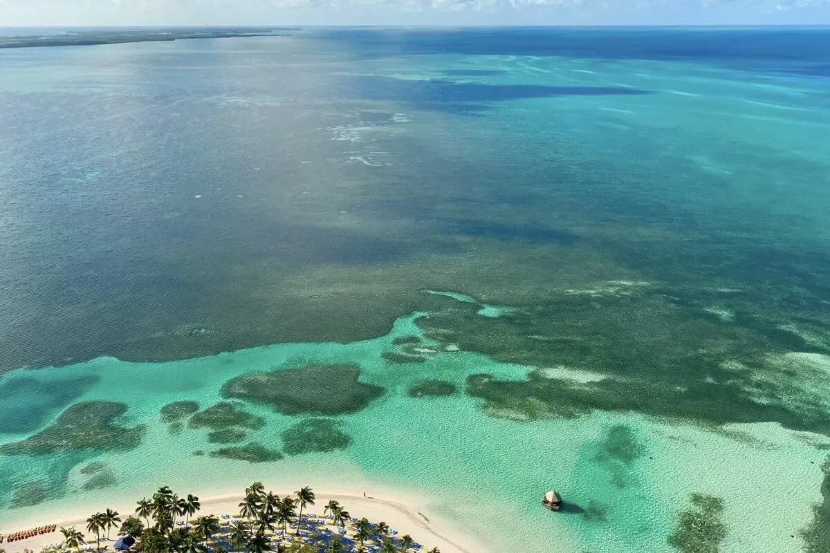View from the Berry Island, Bahamas