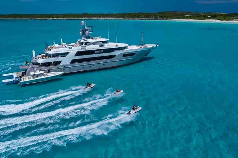 Charter Yachts with Multiple Jetskis Onboard