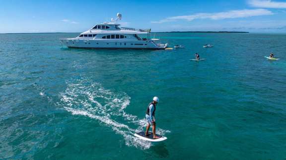 Luxury Motor Yacht 'B Happy' with E-foil