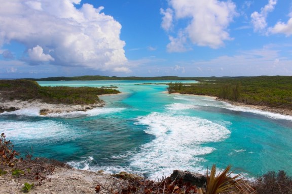 Sanctuary Creek, Shroud Cay in the Exumas, Bahamas