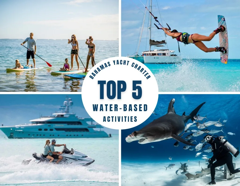Top 5 Water-Based Activities for Your Bahamas Luxury Yacht Charter