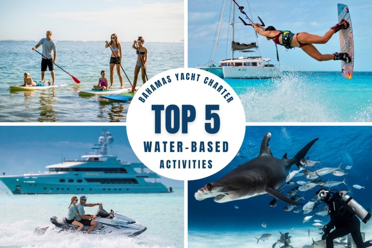 Top 5 Water-Based Activities for Your Bahamas Luxury Yacht Charter