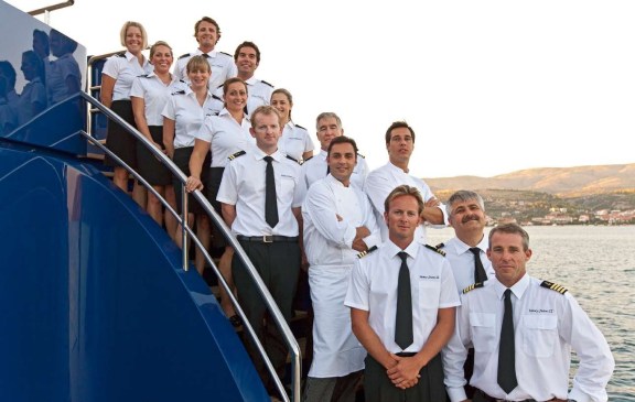 Yacht MARY JEAN II By ISA - The Crew, At Time Of Pic