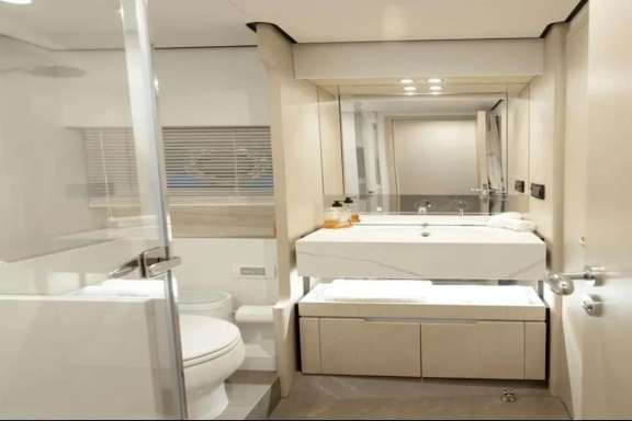 Guest bathroom view