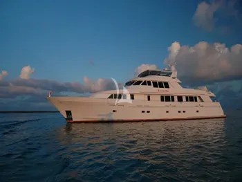 At Sunset in the Bahamas...