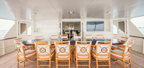 Bridge deck dining