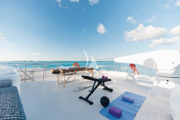 Flybridge Deck (Optional Gym and Massage Space)