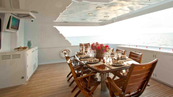 Aft deck