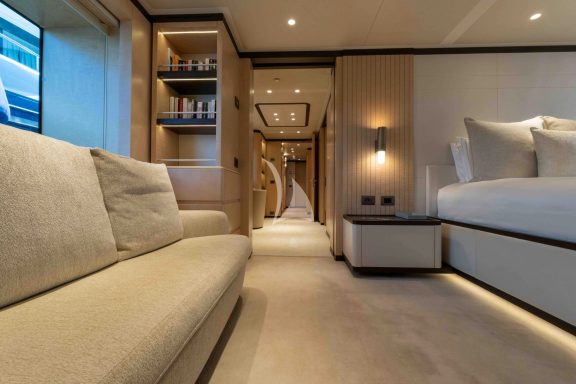 Master Stateroom - view aft