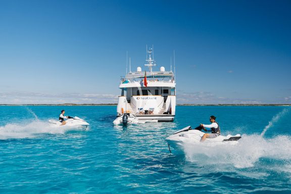 SeaQuest on Anchor w/jetskis