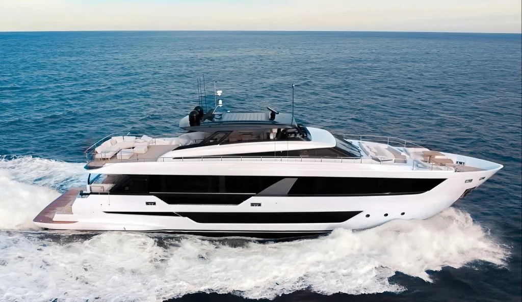 KARMA, a 2022 Ferretti of 100 feet, in the Bahamas