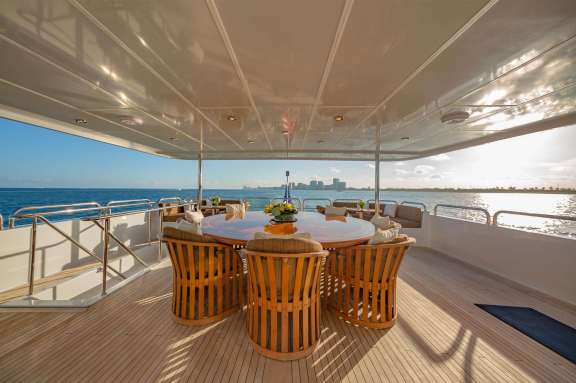 Sky Lounge Deck Dining (Table seats 8 Guests)