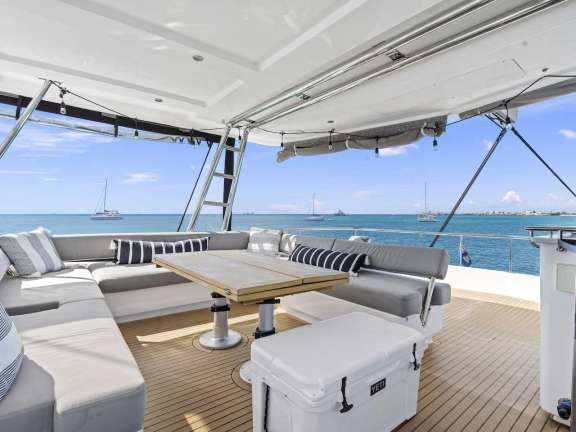 Flybridge looking aft