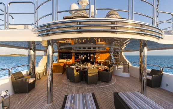 Aft Deck Lounge Area