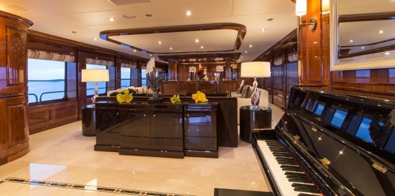 Hamilton Piano - Main Salon Entrance