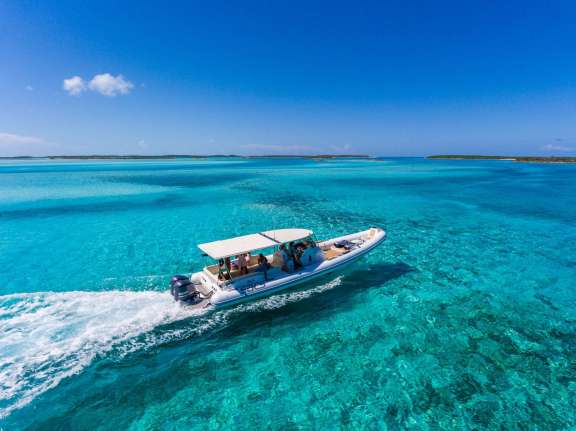 39' Custom SACS Stratos Tender w/twin 350hp