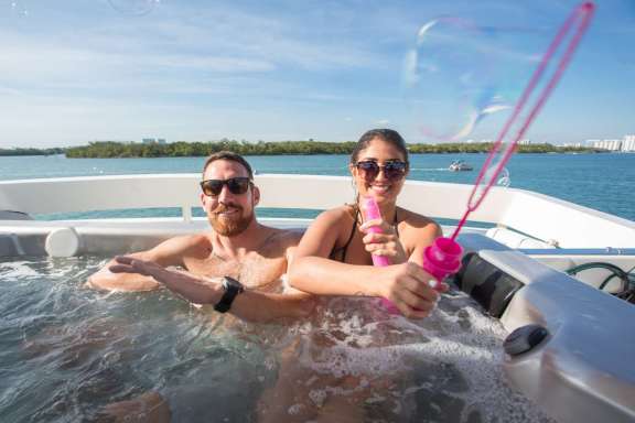 Flybridge Hot Tub