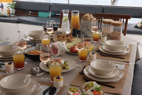 Breakfast with a view