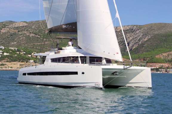 Aerial teak deck view