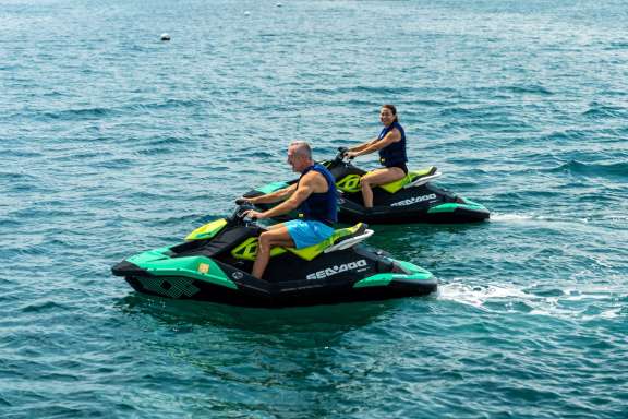 Playing with the Water Toys!