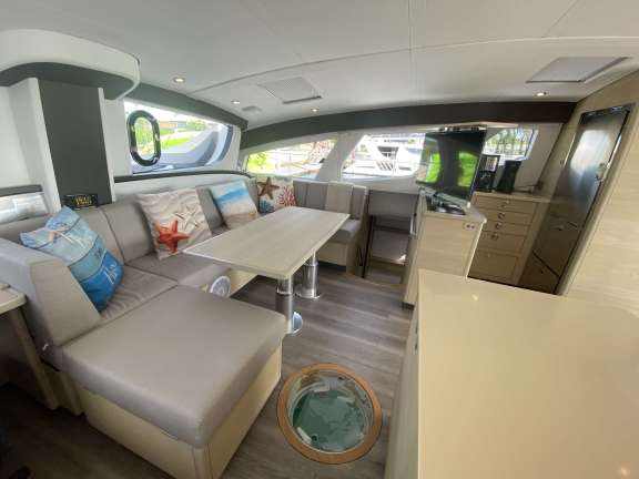 Saloon - table converts to a huge couch