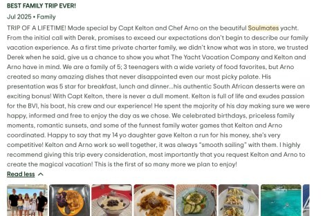 Review img # 1 of the yacht Cleopatra