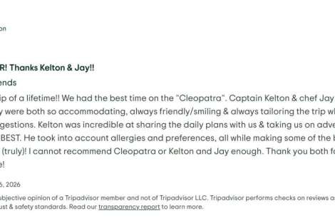 Review img # 1 of the yacht Cleopatra