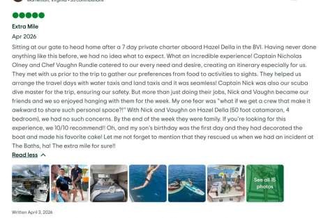 Review img # 2 of the yacht Hazel Della