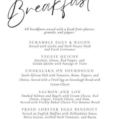 Food onboard KATLO # 1