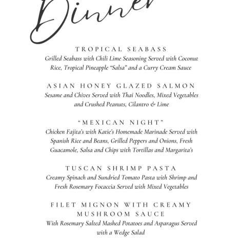 Food onboard KATLO # 7