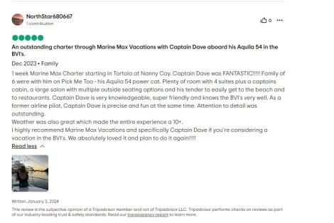 Review img # 5 of the yacht Pick Me Too