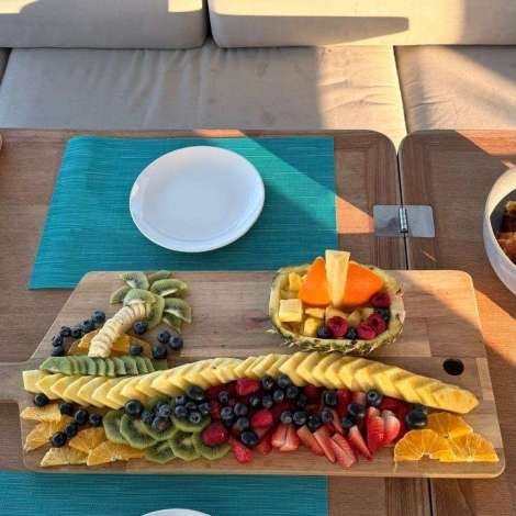 Food onboard PurelyBlu # 5
